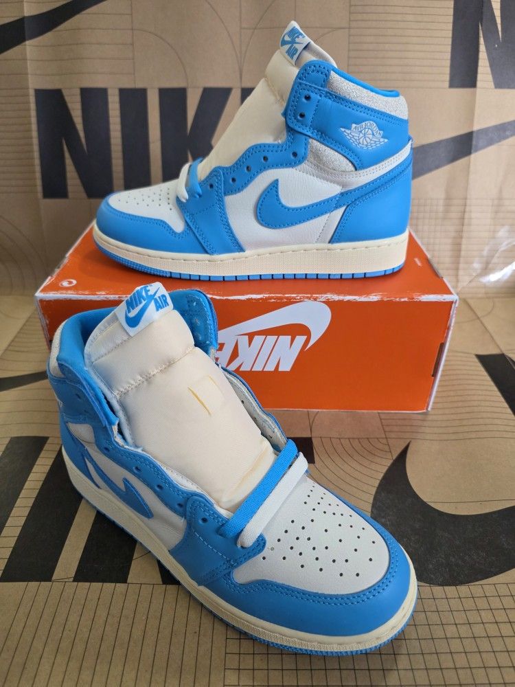 Air Jordan 1 Retro High OG GS UNC Reimagined Size 6Y Women's Size 7.5