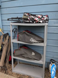 Plastic 4 tier utility storage shelf