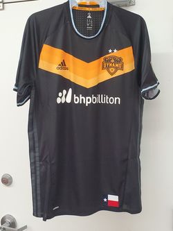 Adidas MLS Huston Dynamo Soccer Jersey Men's Size LARGE NEW NWOT AUTHENTIC.