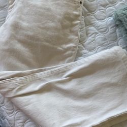 Vintage polo White Cropped Jeans