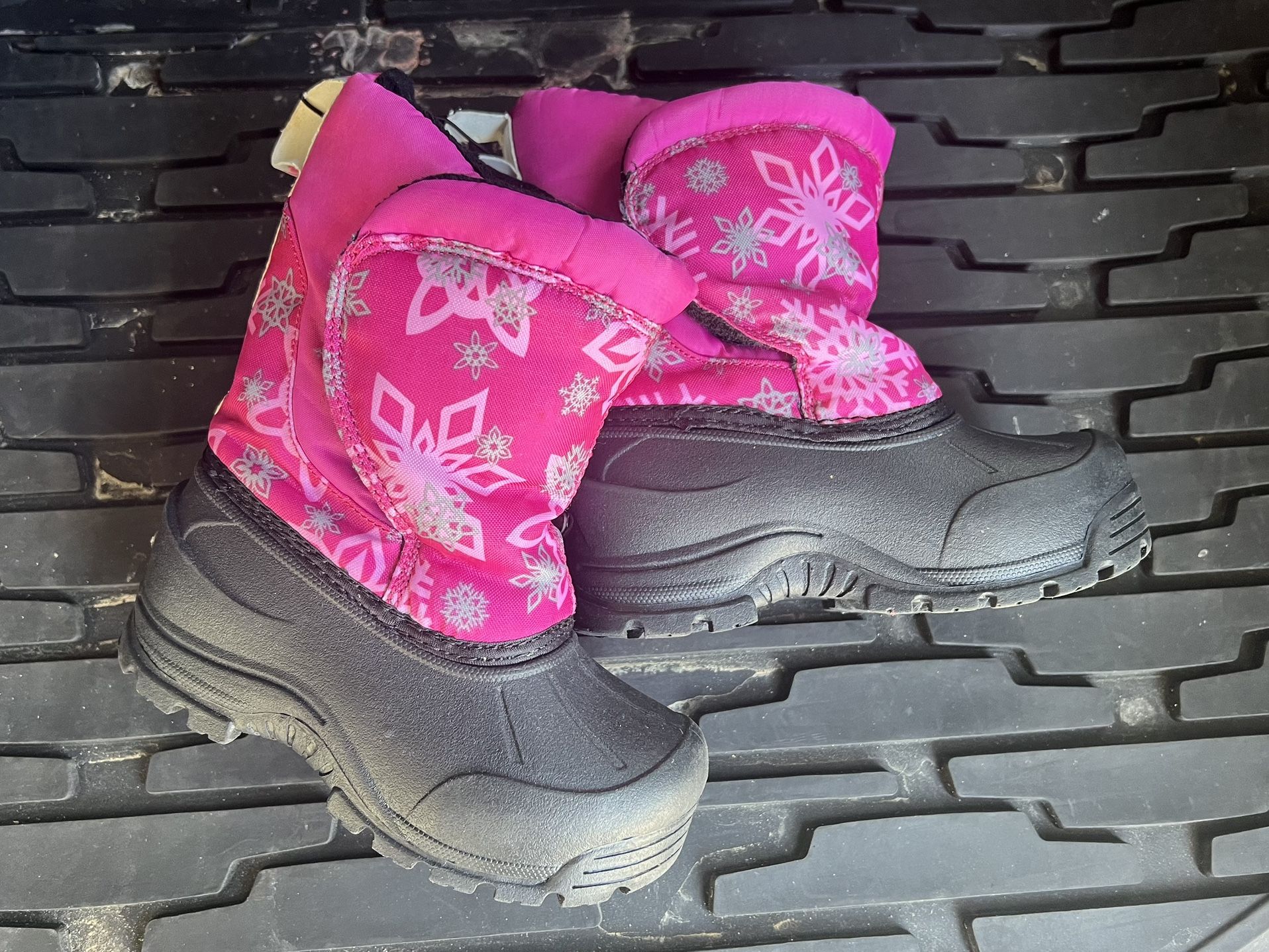 Little Girls Winter Snow Boots Sz 9 PINK Northside