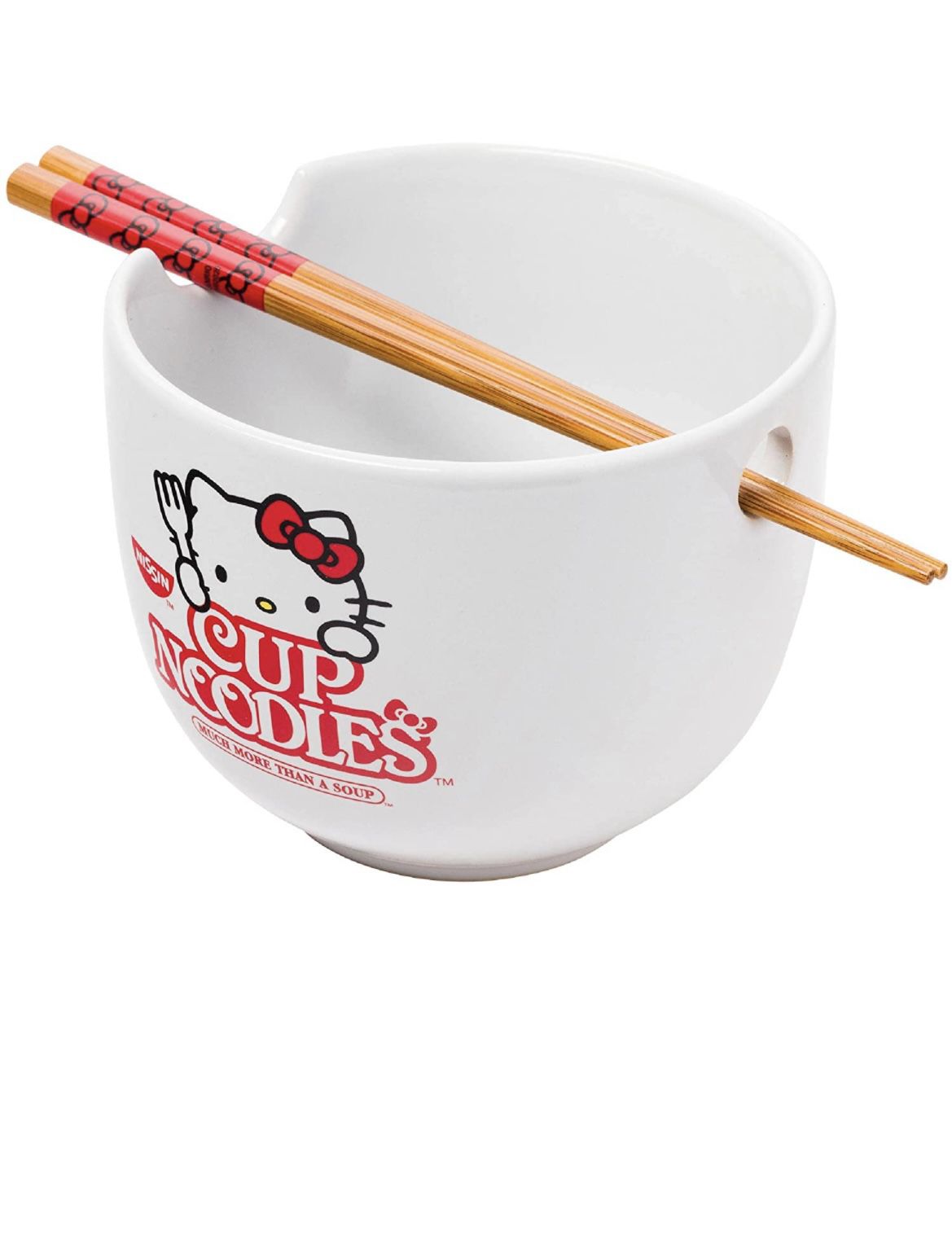 Hello Kitty Cup Noodles And Chopsticks