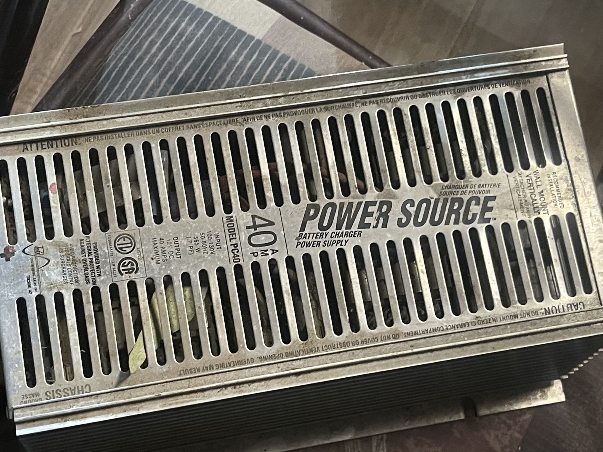 PC40 TODD ingeniering 40 AMP Power Source!. Battery Charger. Cheap