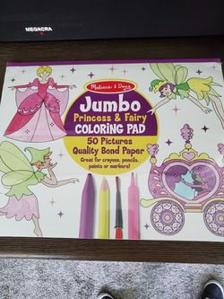 New Princess & Fairy coloring book