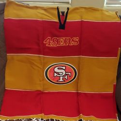 NFL 49ers Sports Poncho / Serape