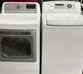 Lg Top load Washer And Dryer 
