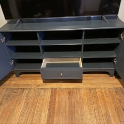 Beautiful IKEA TV stand with plenty of storage