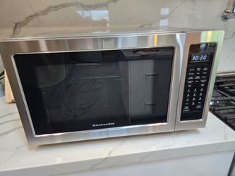 1200 W 1.5 CuFt Stainless Steel Microwave & Baking Oven