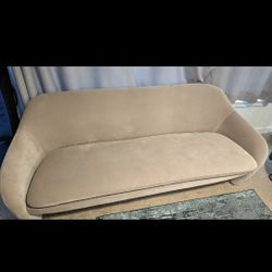 CB2 Pavia Grey Loveseat Sofa