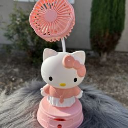 Standing Desk Fan Hello Kitty