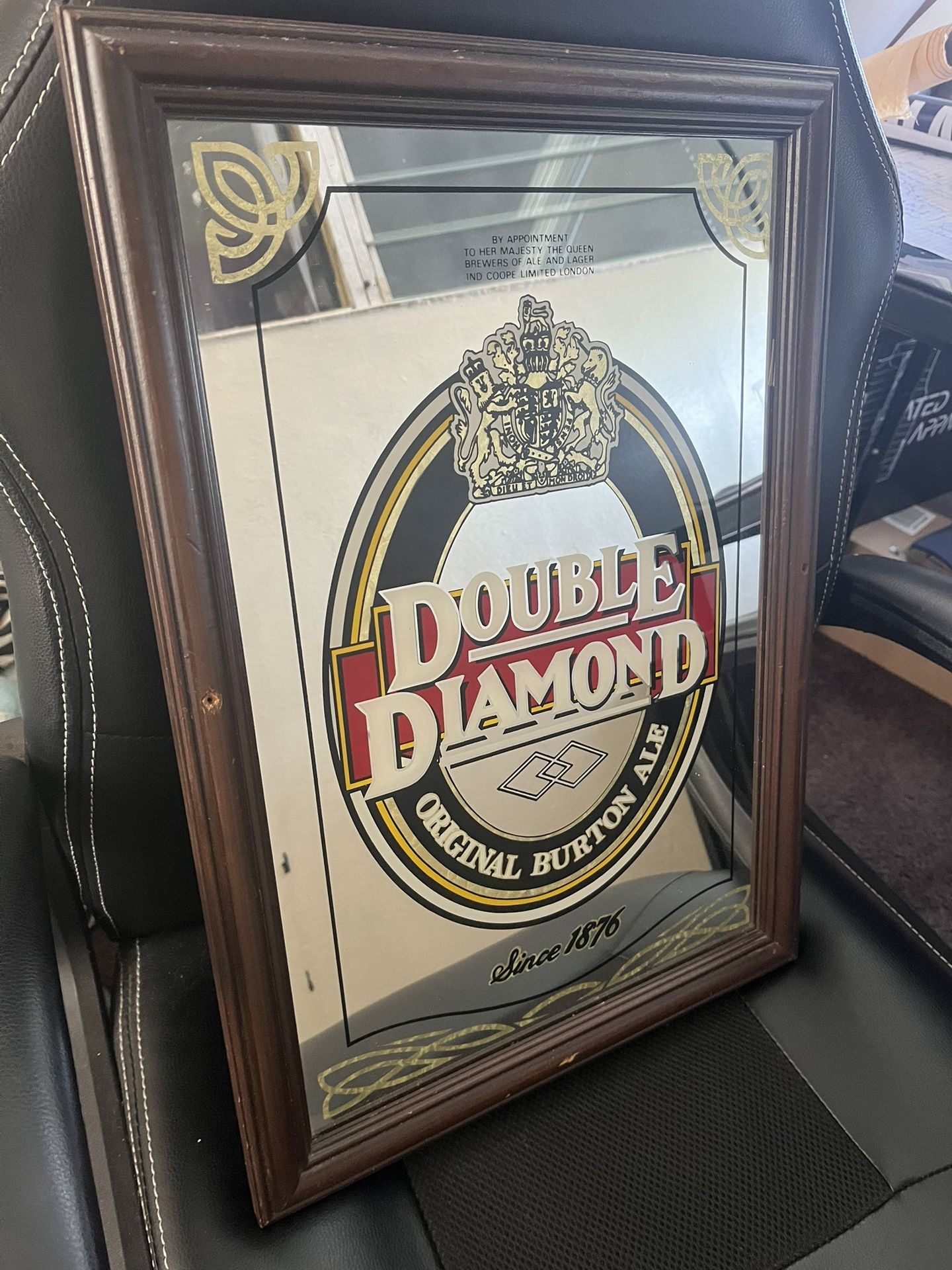 Bar mirror Double Diamond London Ale