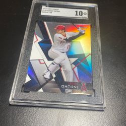 2018 Topps Finest Shohei Ohtani Refractor Rookie SGC 10 Gem Mint
