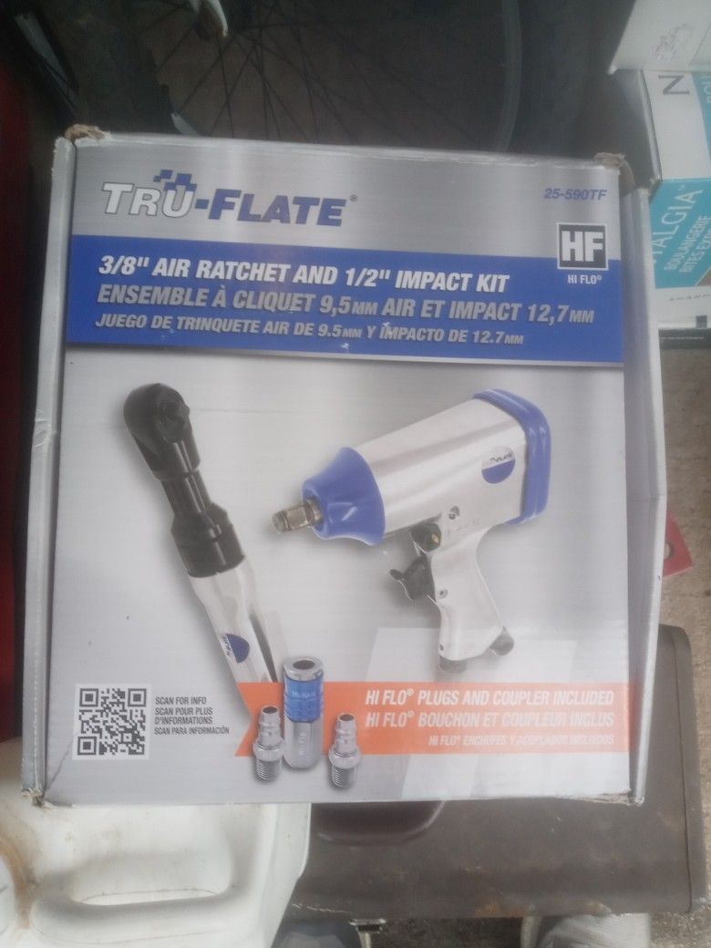 Tru-Flat. Air Ratchet And Impact Guns