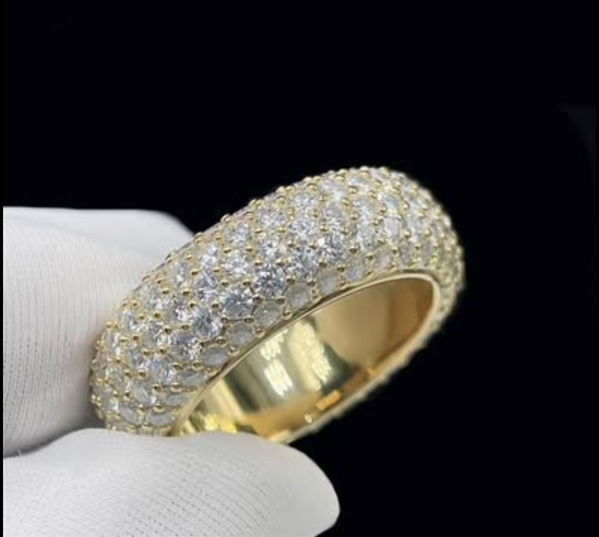 VVS Moissanite Ring (Passes Diamond Tester)