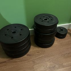 Weights for Bar Or Weight Bench