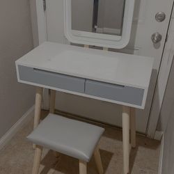 LED mirror small vanity 