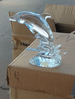 Wild Crystal Dolphin Figurine -$5