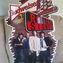 1994 Rare Voodoo Lounge Rolling Stones Budweiser Tin