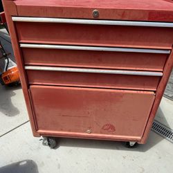 Tool box with wheels