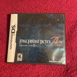 Final Fantasy Tactics A2 Grimoire Of The Rift DS CIB