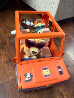 Bluey big heeler toy car