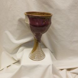 Pottery Goblet/chalice 