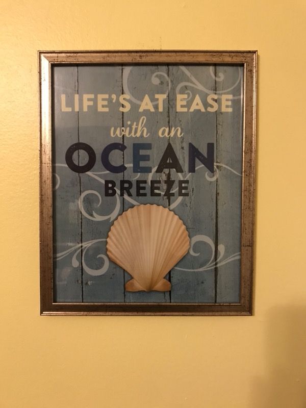 Life at ease with an ocean breeze 8.5 x 10.5
