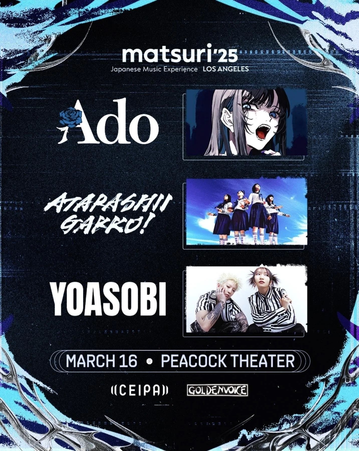Attarashi gakko! Yoasobi + Ado at matsuri 2025