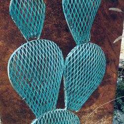 Handmade Metal Cactus $25