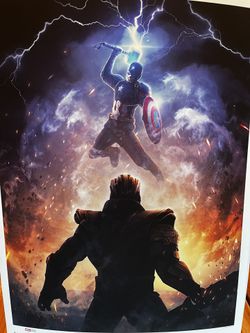 Comic Con San Diego Poster Of Captain America 