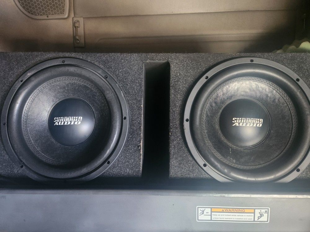 Sundown Subs And Amplifier 