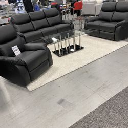 Reclining Sofa And Love Seat In Stock For Fast Deliver 