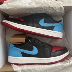 Size 7.5 Nike Women's Air Jordan 1 Low OG Shoes UNC to CHI Red Blue Black CZ0775-046 NEW