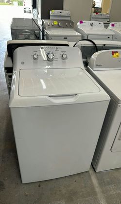 GE Top Load Washer White - High Efficiency Quiet Operation