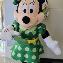 St. Patrick's Day Disney Minnie Mouse Plush Door Greeter