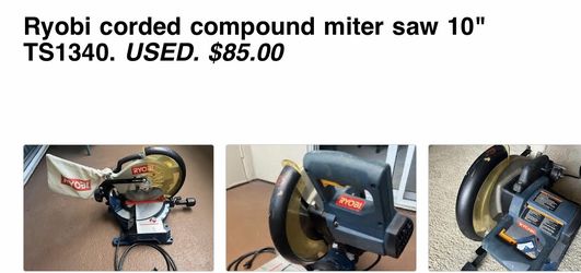 Saw 10’ Ryovi corded compound