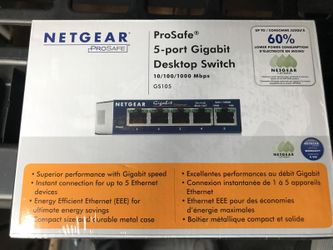 Netgear gigabit desktop switch