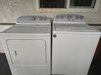 Whirlpool washer and gas dryer