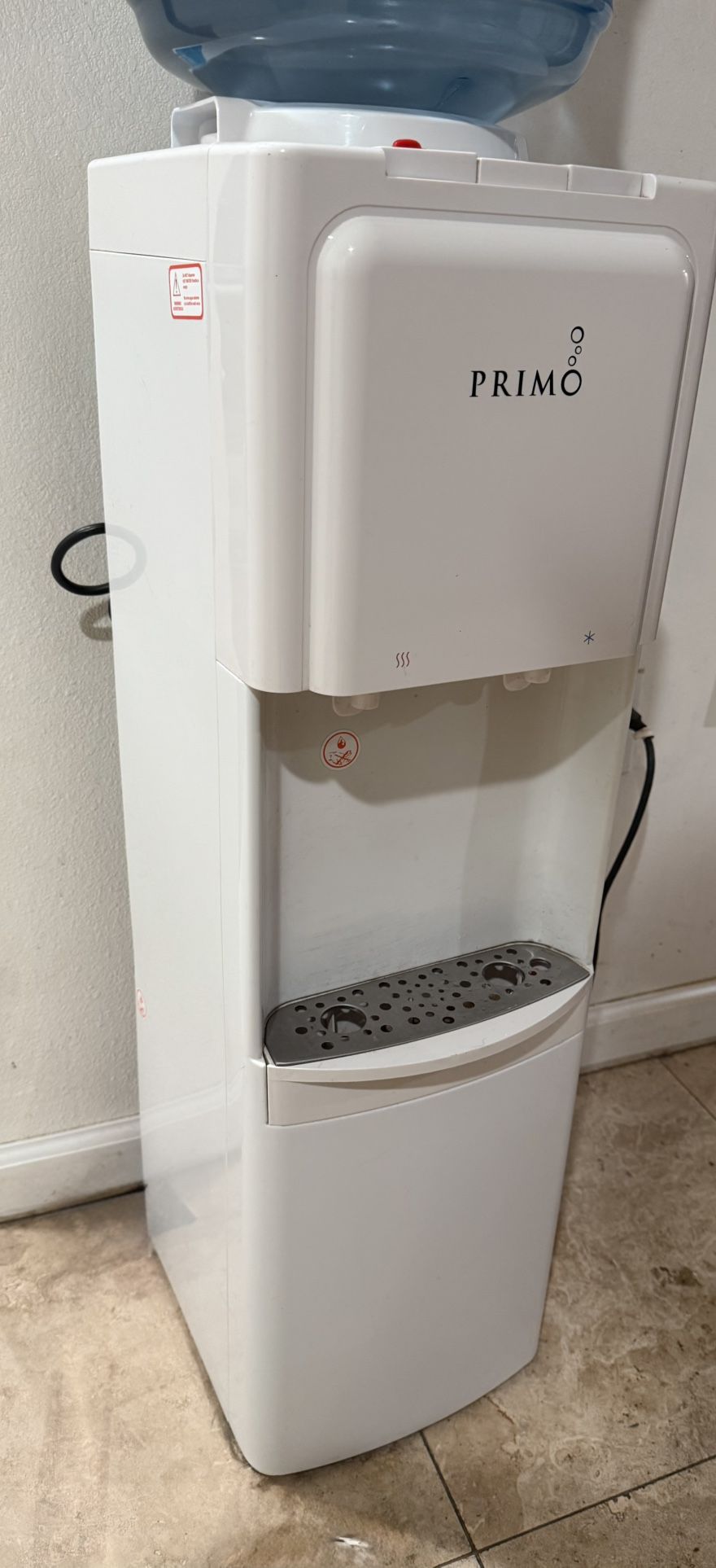 Primo® Water Dispenser Top Loading, Hot/Cold Temp, White