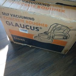 GLAUCUS® 7-Inch Concrete Surface Grinder, Angle Grinder Kit with Dust Shroud, floor grinder, 2200W Motor,Auxiliary Handle, Diamond Wheel, 90° Seamless