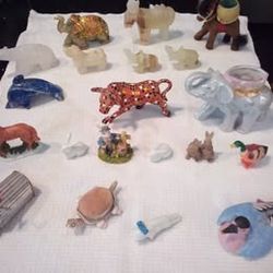 Twenty Collectible Miniature Animals