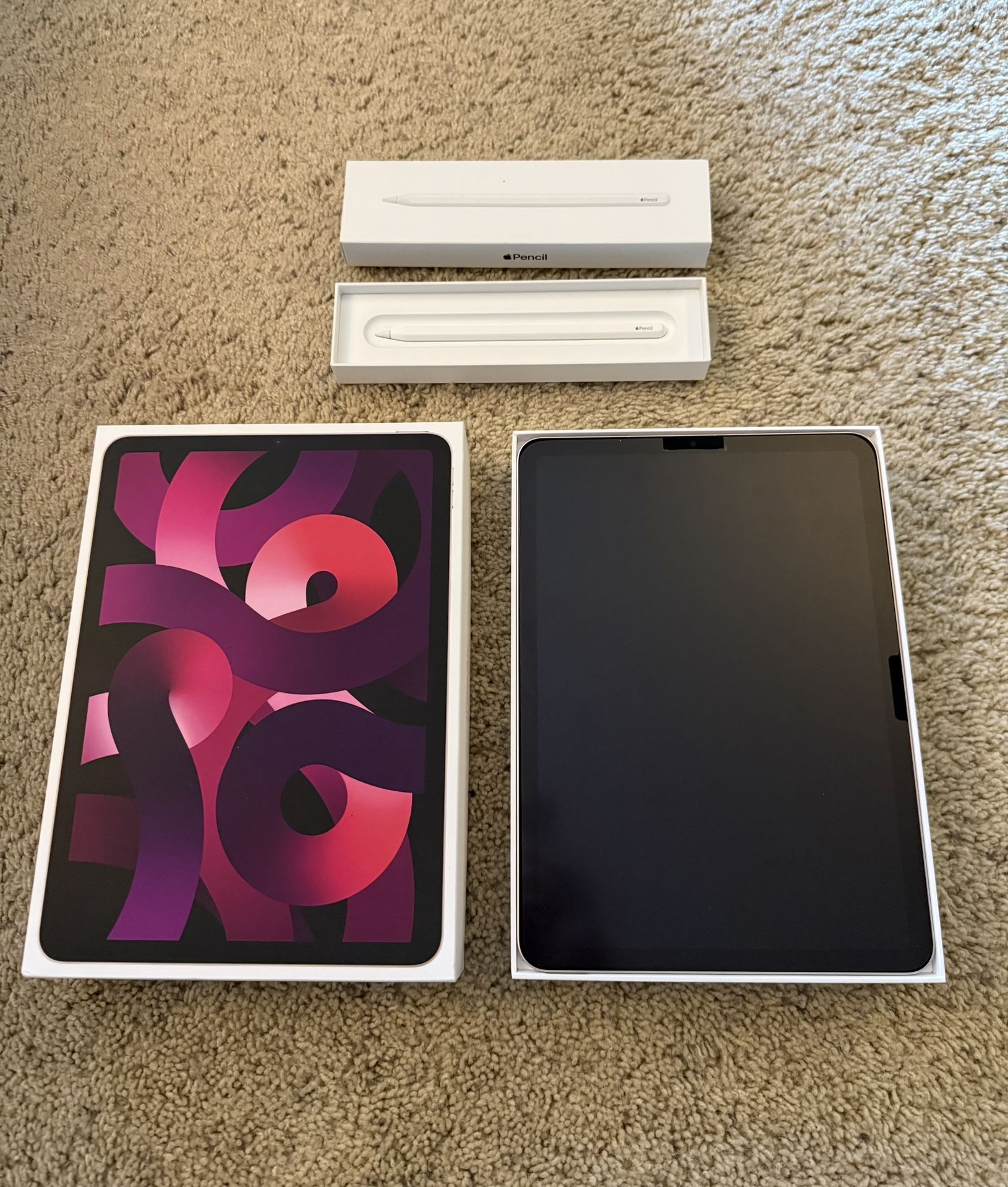 Apple iPad Air 5th Gen 10.9” 256 GB with Apple Pencil 2