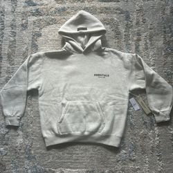 essential hoodie Light Oatmeal 