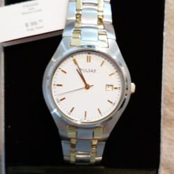 Men silver watch