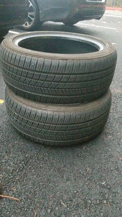 2 tires Yokohama 205/50R17