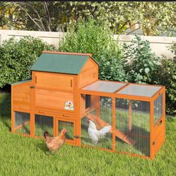 COZIWOW LARGE WOODEN CHICKEN COOP