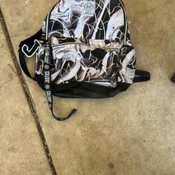 Justice Backpack With A J Keychain 