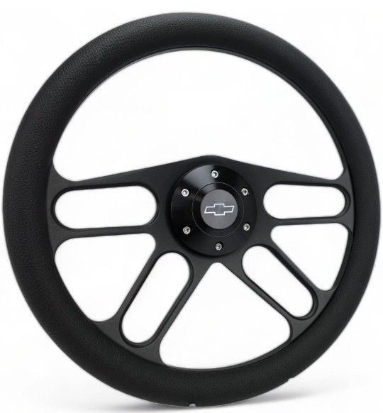 14" Billet Black Aluminum Muscle