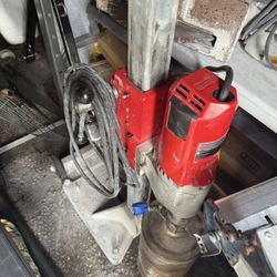 Milwaukee Core Drill Set Up