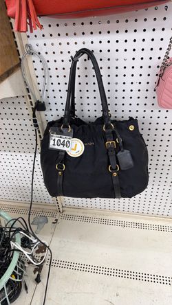 Prada Black Nylon Tote Bag